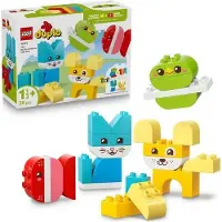 LEGO DUPLO My First Meine ersten Kreativen Tiere 3-in-1, Kreatives Spielzeug ab 1 Jahr, Feinmotorik, Lernspielzeug