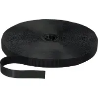 EFB Elektronik Klettband 20mm schwarz, 25m Rolle
