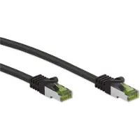 Goobay CAT 8.1 Patchkabel, S/FTP (PiMF), schwarz