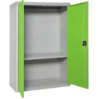 Simon Rack Aktenschrank, Mehrzweckschrank, Stahl-Aufbewahrungsschrank, 1 Ebenen, Doppeltüren, Schloss - Simonlocker