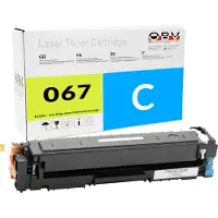 OBV Kompatibler Toner für Canon i-SENSYS LBP-631 Cw MF 651 Cw als Ersatz für 067 CRG-067 Cyan - 1250 Seiten - C067AC-Econ