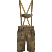 Haus Huberts Trachtenhose Kunstleder Urban Retro, Groesse:50