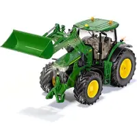 John Deere CONTROL32 John Deere 7310R mit Frontlader und Bluetooth App-Steuerung (grün, 1:32)