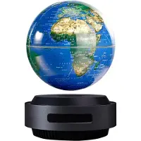 Ele eleoption Nachtlicht Magnetschwebetechnik Globus (Geo) Nachttischlampe Atmosphäre Tischlampe Dimmbar mit Touch Control für Schlafzimmer Studie dekorative Ornamente Geschenke