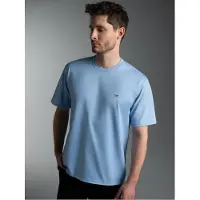 Trigema T-Shirt "Classic Tee", Herren, Gr. S, horizont, Single Jersey, 100% Baumwolle, Basic, lang, Rundhals, Shirts T-Shirt