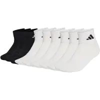 Adidas Unisex Quarter Socken, 9er Pack - Thin & Light Sportswear Ankle Socks, Logo, einfarbig