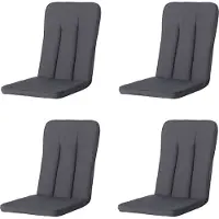 Madison - Gartenkissen Excelsior/Primero/Balero Panamagrau - Ca. 110x48 cm - 4er-Set