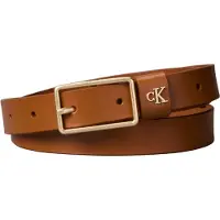 Calvin Klein Ledergürtel "SQUARE BUCKLE CK LOOP 25MM" Größenverstellbar