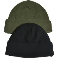 Urban Classics Beanie "Unisex Fleece Beanie 2-Pack" 1 Stk.