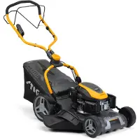 Stiga Benzin-Rasenmäher Combi 753 SE | Elektrostart | 4-in-1 Schnttsystem | Fange, Mulchen-, Heck- und Seitenauswurf | Radantrieb | 51 cm Schnittbreite