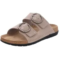Rohde Pantolette "Rodigo-D" Sommerschuh, Hausschuh, Urlaubsschuh mit verstellbaren Schnallen