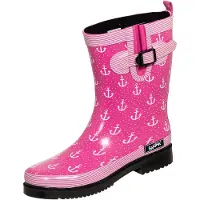 Saliha Damen Regenstiefel Marleen fuchsia/multi Gr. 36