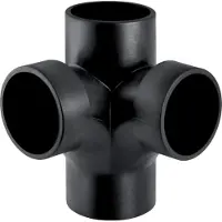 Geberit GE Silent-db20 Bogeneckabzweig, 88,5 Grad, 90 Grad, d110, 110 mm, 5 Stk.