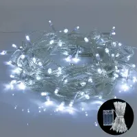 Lapalife Lichterkette 3m 30 LED Batteriebetrieben Lichterketten für Innen Weihnachten Hochzeit Party Garten Deko, Weiß