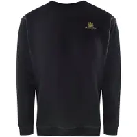 Aquascutum - Iconic Crest - Schwarzes Trainingsset Mit Rundhalsausschnitt