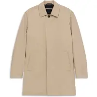 Bugatti Kurzmantel "Regular Fit", Herren, Gr. 56, 40, beige, 67% Baumwolle, 29% Polyester, 4% Elasthan, unifarben, regular fit, Mäntel Kurzmantel, wasserabweisend und PFC-frei