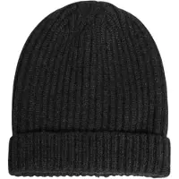 Dolce&Gabbana Schwarze Kaschmir Strickmütze Herren Capello Hut