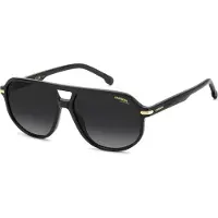 Polaroid 375/S Herren-Sonnenbrille Vollrand Pilot Acetat-Gestell, schwarz