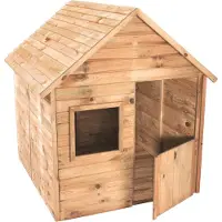 Forest Style SOULET Spielhaus Marina Gartenhütte Holzhaus Outdoor Kinderspielhaus für 3Kinder