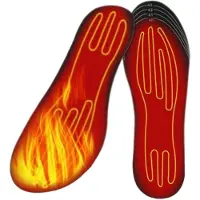 INF Beheizte Einlegesohlen mit Temperaturregelung Black 40-46