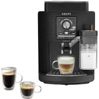 Krups EA5028, Espressomaschine, 2 l, Kaffeebohnen, Eingebautes Mahlwerk, 1450 W, Schwarz