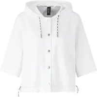 Marc Cain Kapuzen-Sweatjacke weiss, 44