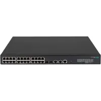 HP Networking Comware Switch 24G POE+2SFP+2XGT EI 5140, Managed, L3, Gigabit Ethernet (10/100/1000), Power over Ethernet (PoE), Rack-Einbau, 1U