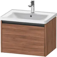 Duravit Waschtischunterschrank Ketho.2 63,4x45,5cm, Nussb Nat, 1 Ausz., wandhängend