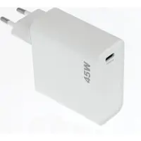 Hakai 45W Super-Schnell-Ladegerät für Motorola moto e6 plus, g8 plus 3A Netzteil 3000mAh weiß Typ-C Adapter Quick-Charge Travel-Charger + Pad