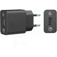 Hakai Schnell-Ladegerät für Original Sony XA1 Ultra Schwarz 2.7A Aufladegerät fast-Charger Netzteil +Pad