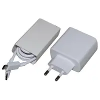 Hakai 45W Super-Schnell-Ladegerät für Original Samsung Galaxy Z Flip5, Z Fold5 + 1m weiß beidseitiges Typ-C Ladekabel 4A Netzteil Adaptive super-Fast-Charging Datenkabel