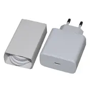 Hakai 45W Super-Schnell-Ladegerät für Original Samsung M31s + 1m weiß beidseitiges Typ-C Ladekabel 4A Netzteil Adaptive super-Fast-Charging Datenkabel + Pad