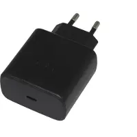 Hakai 45W Super-Schnell-Ladegerät für Original Samsung Xcover 4s schwarz 4A Netzteil super-Fast-Charging USB-Typ-C-Adapter + Pad