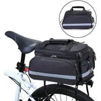 RPSTrading Gepäckträgertasche wasserdichte Fahrradtasche Hinterradtasche Gepäckträger Tasche mit Regenhülle