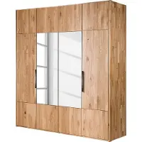 Home24 Drehtürenschrank - Wildeiche Massiv