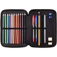 Mr. & Mrs. Panda Etui Fuchs Mama - Grau Pastell - Geschenk, Stifteetui, Mäppchen, Tochter, Umarmen, Federmappe, Schoß, Federmäppchen, Stifte, Muttertag, Mutter