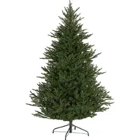 Novzep Realistischer Weihnachtsbaum 183 cm mit Ständer, Schnellaufbau, feuersicher