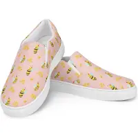 Mr. & Mrs. Panda Espadrilles Biene Happy Größe 40 1/2 - Rosa - Geschenk, Slipper Für Damen, Loafer, Mokassins, Halbschuhe, Damenschuhe