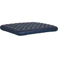 Slyrun Doppelte Luftmatratze für 2 Personen, weich & robust, 203x152x22cm, Dunkelblau, wasserdicht, Camping & Gäste