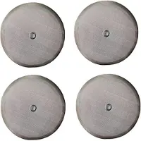 Zimtky French Press Filter 11,4 cm - Universal-Ersatzscheibe für französische Presse, inklusive Metall-Zentrierring für 1,5 l, 12 Tassen französische Presse