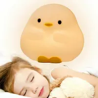 Dopwii Baby Nachtlicht Ente, Kinderzimmer Lampe, Silikon Nachtlampe, dimmbar, USB-Ladefunktion, sanftes Warmlicht, Kinderzimmer Nachbildung, Geschenkidee