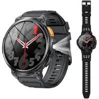 Dopwii Smartwatch Herren 1.85" Großes Display und 730mAh Akku, IP68 Wasserdicht/120+Sport Modus/Herzfrequenz, Schlaferkennung Outdoor Smart Watch Herren