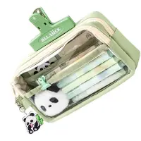 Novzep Panda-Schreinset, süßes Schulmaterial,mehrteiliges Federmäppchen mit Notizbuch und Zubehör, für den Einsatz im Studium,13,39 x 9,45 x 2,36 Zoll