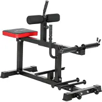 SPORTNOW Beinstrecker, 2 in 1 Verstellbar Beinbeuger mit Bandstiften und Rädern