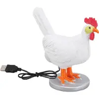 Dopwii Lustige Eierlampe Henne Tischlampe, USB LED Nachtlicht für Wohnzimmer und Schlafzimmer, kreative Wohnkultur