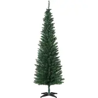 Dopwii Weihnachtsbaum künstliche Künstliche Tanne Christbaum, inkl Ständer Weihnachtsstern 1,8 m, Grün