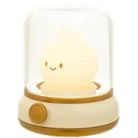 Dopwii Nachtlicht Silikon LED Nachttischlampe,Kinder Baby Nachtlampe,Niedliche Kerosinlampe Nachtlicht,USB aufladbar, 15 Min. Timer,für Jungen,Mädchen