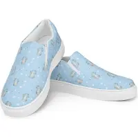 Mr. & Mrs. Panda Damenschuhe Elefant Seifenblasen Größe 44 1/2 - Blau - Geschenk, Loafer Damen, Liebesspruch, Slipper, Lustige Sprüche, Elefanten, Slip-ons, Rüsseltier