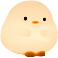 Novzep Niedliche Enten-Nachtlampe für Kinder, USB aufladbar,Nachtlicht warmes LED-Licht, Silikon-Nachtlicht, Touch-Steuerung & 30-Minuten-Timer