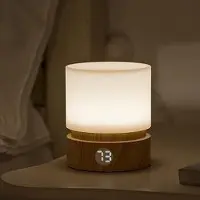 Novzep Nachtlicht，Tischlampe，atmende Atmosphärenlampe, Schlafzimmer Nachttisch Timer, Schlafatmosphären Tischlampe